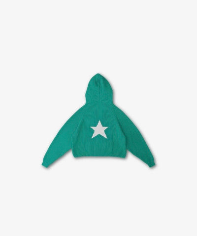 Knitted star hoodie