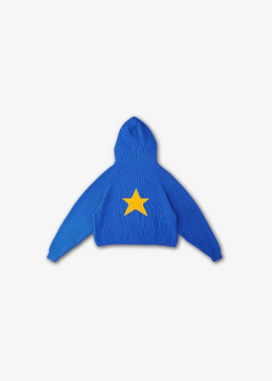 Knitted star hoodie